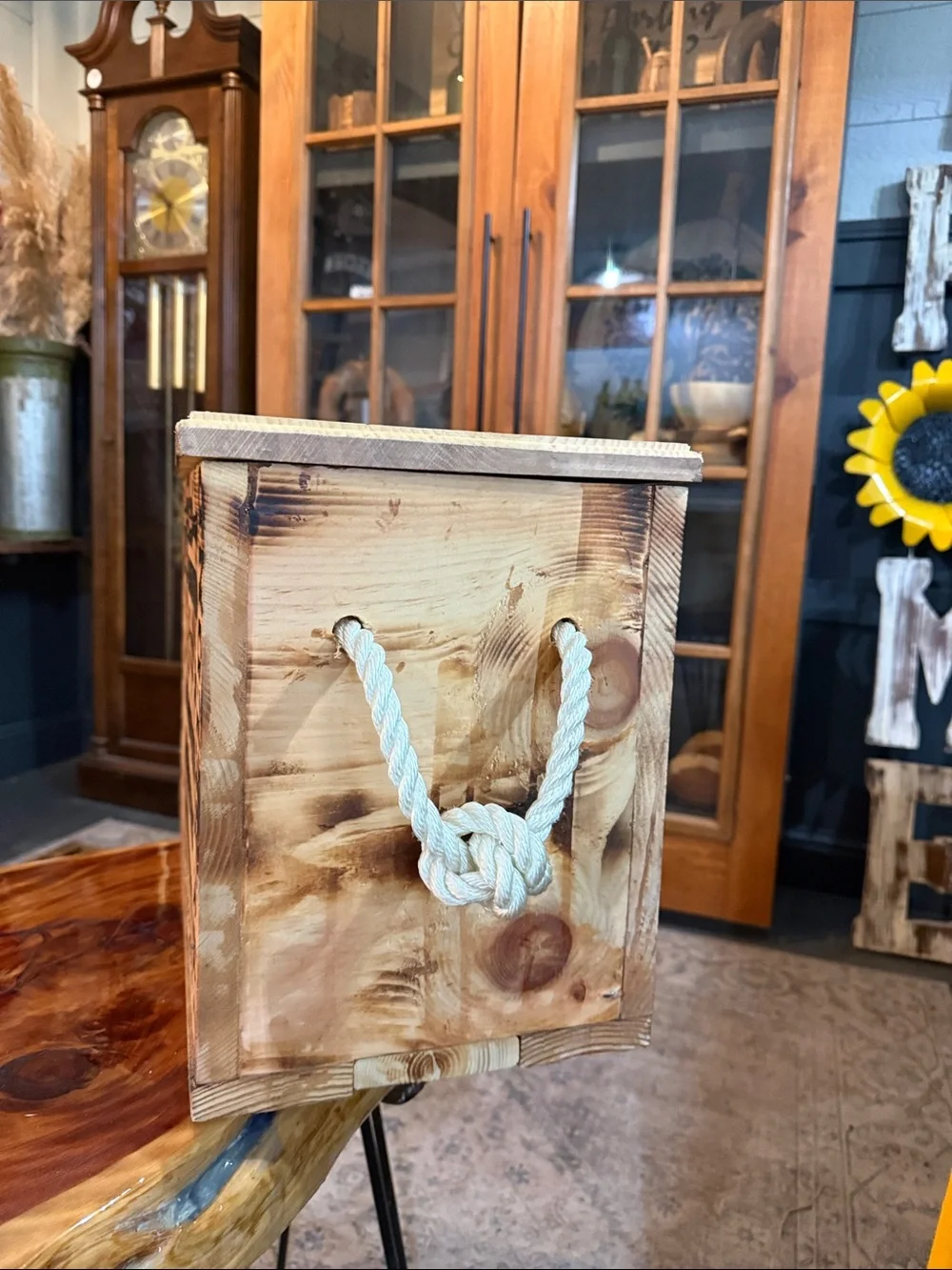 Handmade engraved box